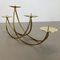 Sculptural Solid Brass Candleholder by Harald Buchrucker, Germany, 1950s 13