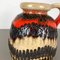 Large Pottery Super Fat Lava Multi-Color 484-30 Vase from Scheurich Wgp, 1970s 6