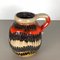 Large Pottery Super Fat Lava Multi-Color 484-30 Vase from Scheurich Wgp, 1970s 2