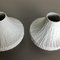 Op Art Porcelain Vases by Heinrich Selb, Germany, 1970s, Set of 2 12