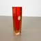 Large Orange Murano Glass Sommerso Vase Attributed to Flavio Poli, Italy, 1970s 14