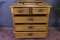 Baltic Art Nouveau Style Pine Chest of Drawers with Mirror, Image 7