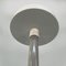 Lámpara de pie italiana Mid-Century de metal gris y blanco de Sottsass para Bieffeplast, años 80, Imagen 8