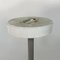 Lámpara de pie italiana Mid-Century de metal gris y blanco de Sottsass para Bieffeplast, años 80, Imagen 10