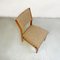 Mid-Century Italian Solid Oak Chair with Upholstered Seat and Back, 1960s 6