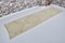 Alfombra de pasillo turca de color blanco, Imagen 1