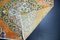 Orange Color Decorative Faded Runner Rug 5