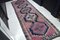 Soft Pink Color Handmade Corridor Runner Rug, Image 2