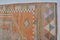 Orange and Gray Hand Knotted Long Rug, Image 2