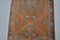 Orange and Gray Hand Knotted Long Rug 4