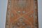 Orange and Gray Hand Knotted Long Rug, Image 4