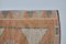 Orange and White Anatolian Hallway Deco Runner Rug, Image 4