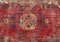 Antiker roter Teppich aus Baumwolle & Wolle 5