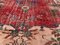 Antique Red Cotton and Wool Rug, Image 4
