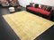 Türkischer Gelber Überfärbter Ausgebleichter Orientalischer Design Teppich 2