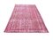 Pink Hand Knotted Rug, Image 1