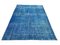 Moderner blauer Teppich 1