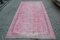 Soft Pink Overdyed Rug 1