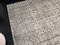 Turkish Faded Gray Hand Knotted Rug 4