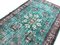 Tapis Turquoise Fait Main Vintage 2