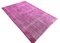 Dark Pink Overdyed Rug 3