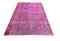 Dark Pink Overdyed Rug, Image 1