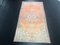 Vintage Turkish Faded Orange Wool Rug 1