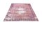 Overdyed Pink Rug 1