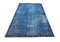 Blauer Überfärbter Teppich 1