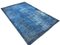 Blauer Überfärbter Teppich 3