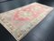 Vintage Turkish Faded Pastel Handmade Oushak Rug 3