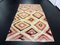 Vintage Turkish Wool Aztec Nomadic Zig Zag Rug 4