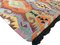 Tappeto Kilim antico colorato fatto a mano, Turchia, Immagine 2