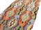 Tappeto Kilim antico colorato fatto a mano, Turchia, Immagine 3