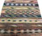 Kleiner antiker türkischer handgemachter Nomaden Kelim Teppich aus Wolle 4