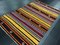 Vintage Turkish Colorful Stripe Kilim Rug, Image 4