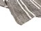 Vintage Turkish Gray Handmade Stripe Aztec Kilim Rug, Image 5