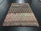 Vintage Turkish Modern Brown Kilim Rug 1