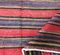 Turkish Red Striped Wool Kilim Rug, Image 5