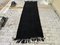 Black Hemp Runner Rug, Image 1