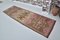 Brown and Pink Runner Rug 1