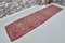 Pink Anatolian Turkish Hallway Rug 1