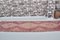 Alfombra de corredor turca hecha a mano en rosa descolorido, Imagen 9