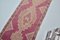 Turkish Handmade Faded Pink Runner Rug, Image 6