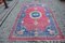 Red and Blue Oushak Rug 1