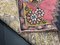 Turkish Wool Rug, Anatolian Handmade Designer Rug, Bohemian Area Carpet, Pink-Blue Color Rug, Ft X Ft,c 5