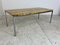 Mid-Century Italian Modernist Traverine & Chromed Metal Coffee Table, 1950s 11