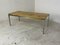 Mid-Century Italian Modernist Traverine & Chromed Metal Coffee Table, 1950s 14