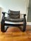 Vintage Swedish Black Leather Lounge Chairs by Åke Fribytter for Nelo Möbel, Set of 2 12