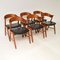 Dänische Vintage Esszimmerstühle aus Teak von Korup Stolefabrik, 6er Set 2